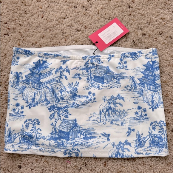 Strapless Crop Top | Edikted | Size S 🤍 - Picture 2 of 3